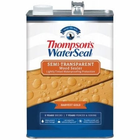 Thompsons Waterseal 1 gal Semi-Transparent Waterproofing Stain, Harvest Gold TH572893